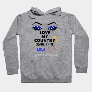 Love my country One Sparkle at a time Shirt Hoodie